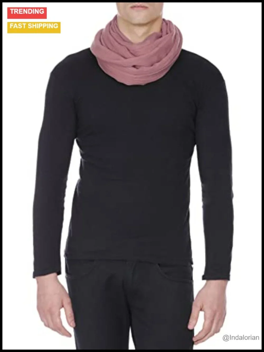 Smart Merino Wool Silk Pashmina Shawl Extra Long Soft